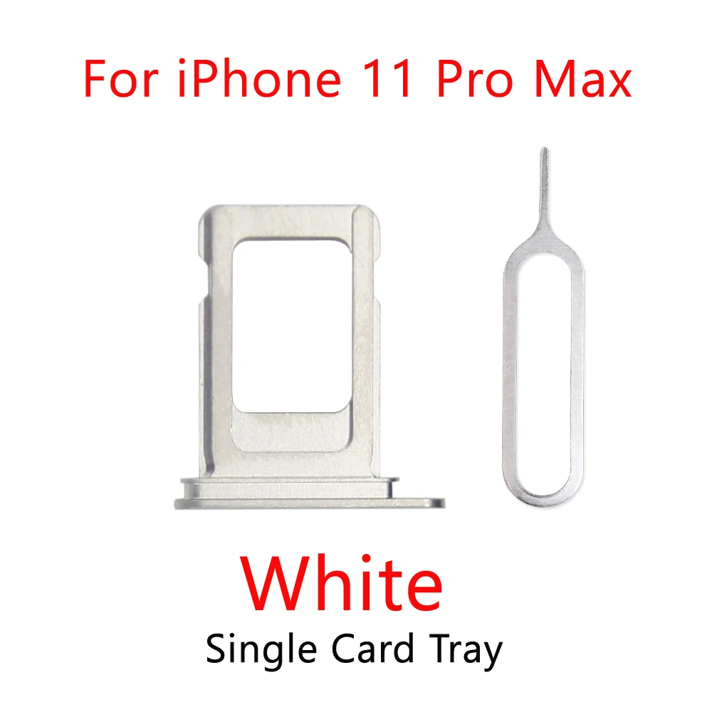 Держатель для SIM-карты iPhone 11 Pro Max 11Pro один двойной адаптер запасные части |