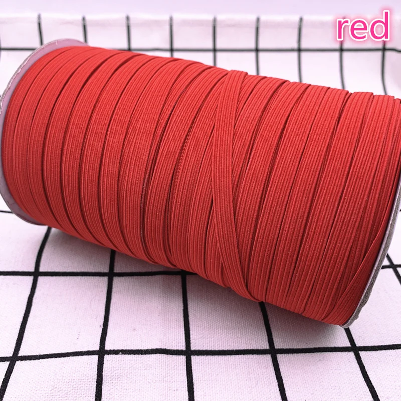 NEW 5 Yards 6mm Hight-Elastic Bands Spool Sewing Band Flat Elastic Cord Diy Handmade Materials | Украшения и аксессуары