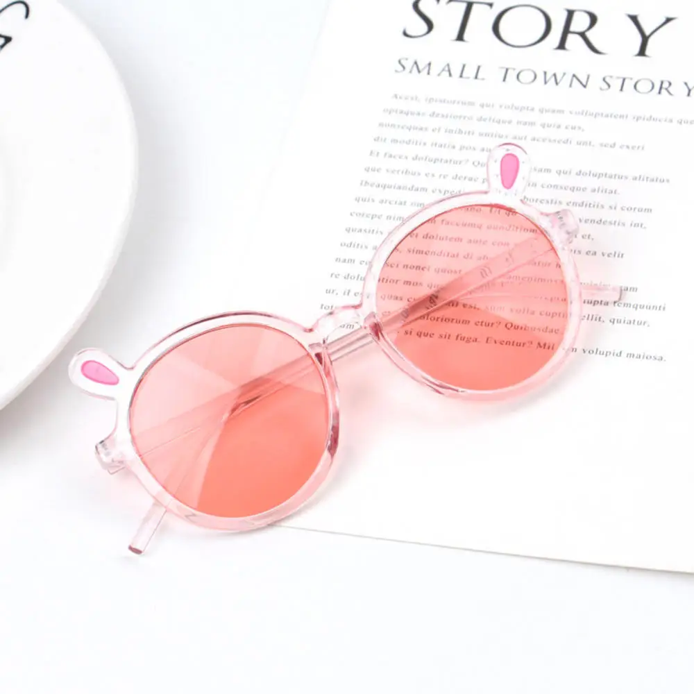 

Child Cute Rabbit Ears Sunglasses Children Glasses Boys UV400 Lens Baby Sun glasses Cute Eyewear Shades Goggles New Arrive Hot