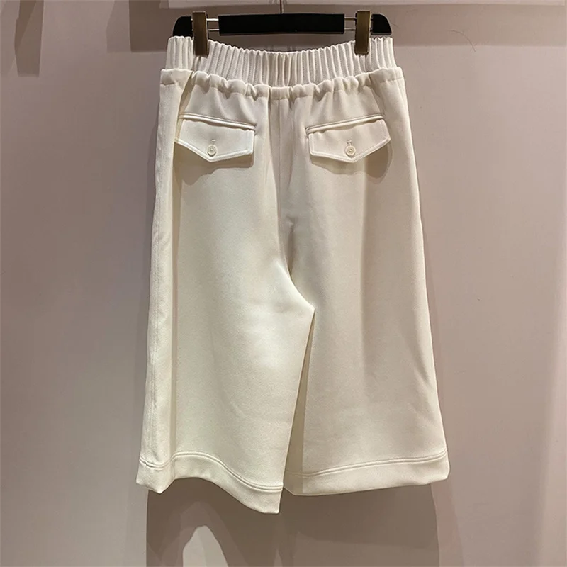 

Женские свободные шорты, однотонные повседневные Элегантные хлопковые шорты, Новинка лета 2021, T753