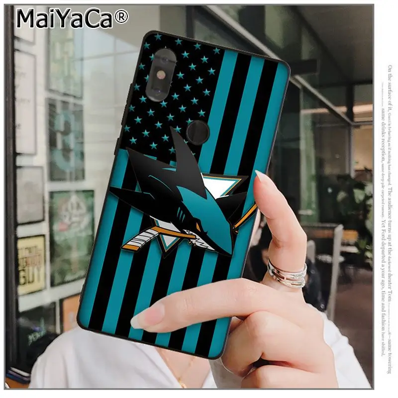 A4 Чехол для телефона MaiYaCa San Jose Sharks высокого качества для xiaomi mi 6 8 se note2 3 mi x2 redmi 5 5plus note 4 5 5 - Цвет: A4
