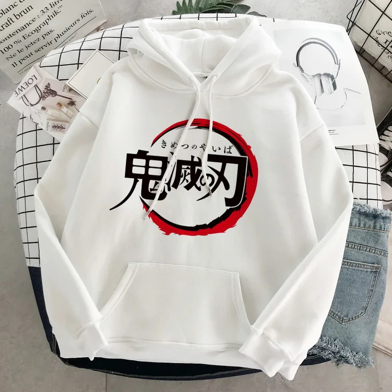 

Anime Demon Slayer Fall Pullover Sweatshirt Women Kamado Tanjirou Costume Hoodies Harajuku Kimetsu No Yaiba Sudaderas Mujer 2021