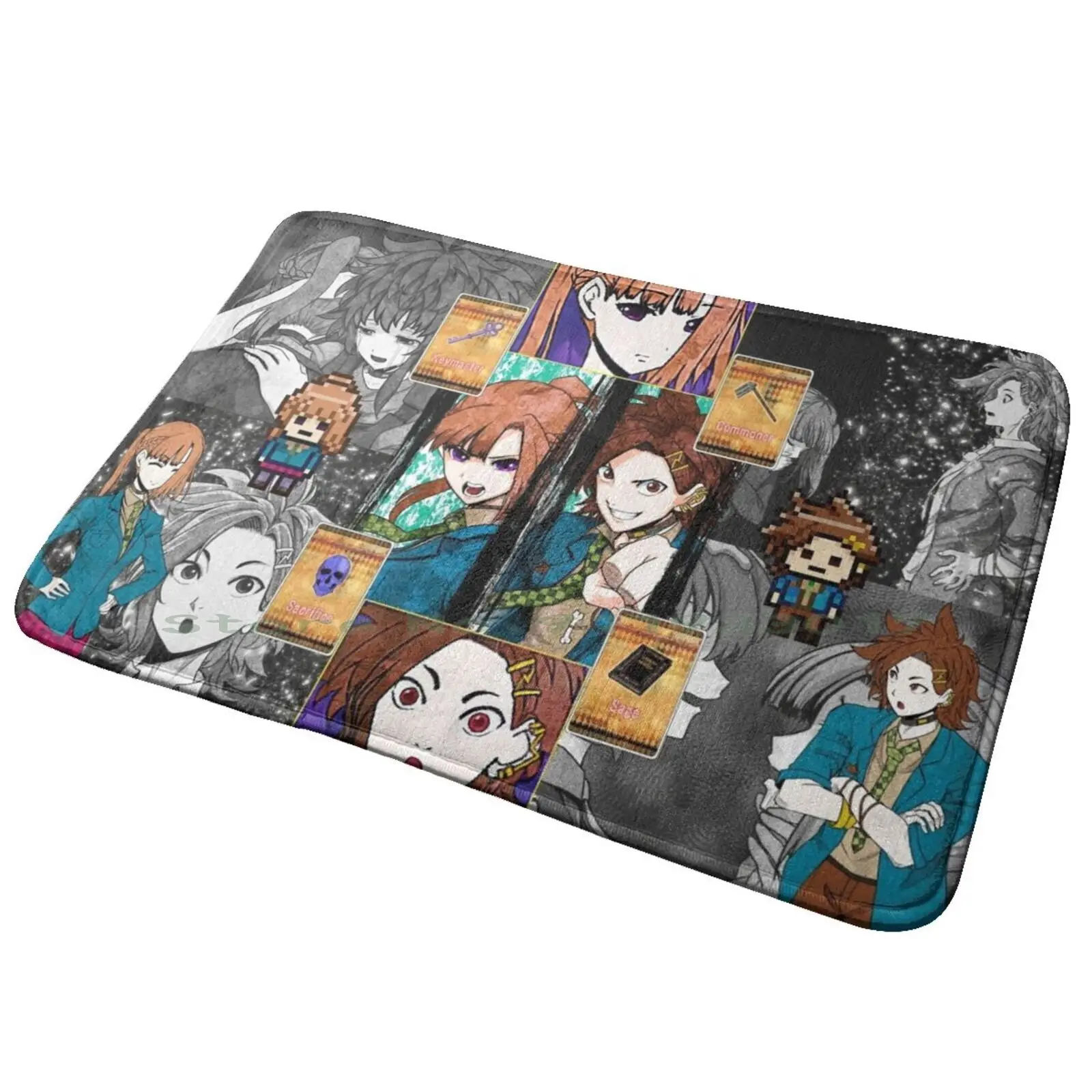 Joe And Sara Collage Entrance Door Mat Bath Rug Rimini Valerio Giuseppe Morri Massimo Tamburini New Bimota Motegi Motocross