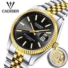

CADISEN C8053 Mechanical Watch Japan Miyota 8215 Movement Sapphire Crystal 38mm Men Watches Stainless Steel relogio masculino