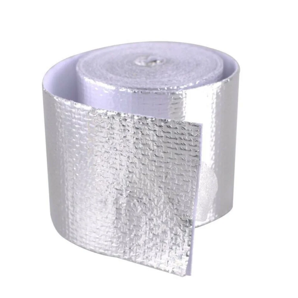 

50mm Tape Accessories Heat Shield Protector Silver Barrier Car Exhaust