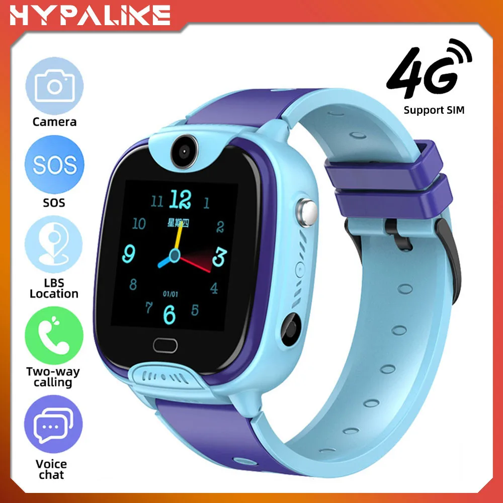 

Детские Смарт-часы V19, 4G, видеозвонки, GPS, Смарт-часы, Детские Смарт-часы с кнопкой SOS, детские часы с треком, телефон