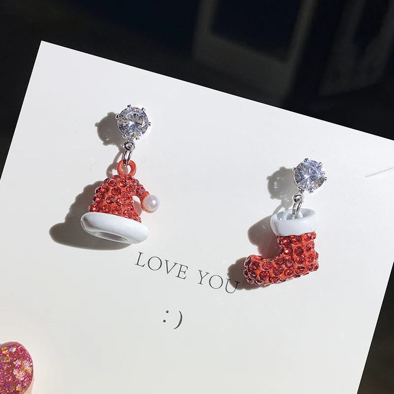 Серьги Xinwei для женщин темпераментные корейские женские теплые Романтические