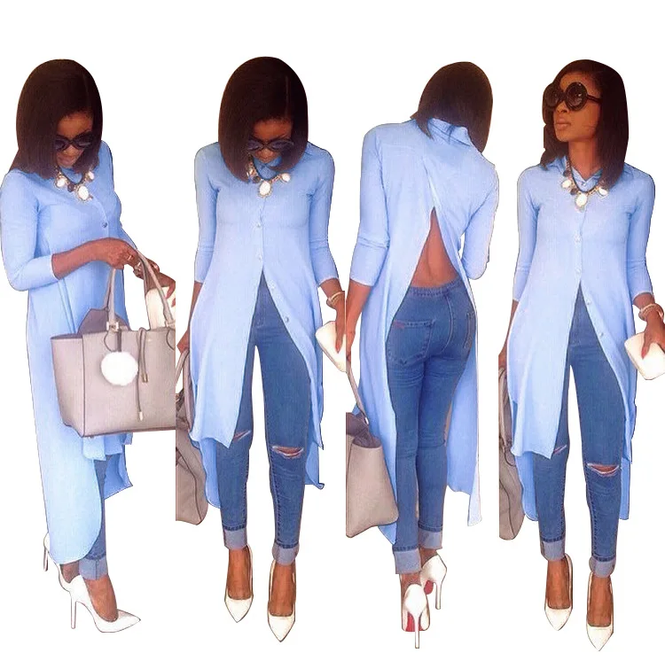 Африканская одежда модные Необычные топы с длинными рукавами женские коротким