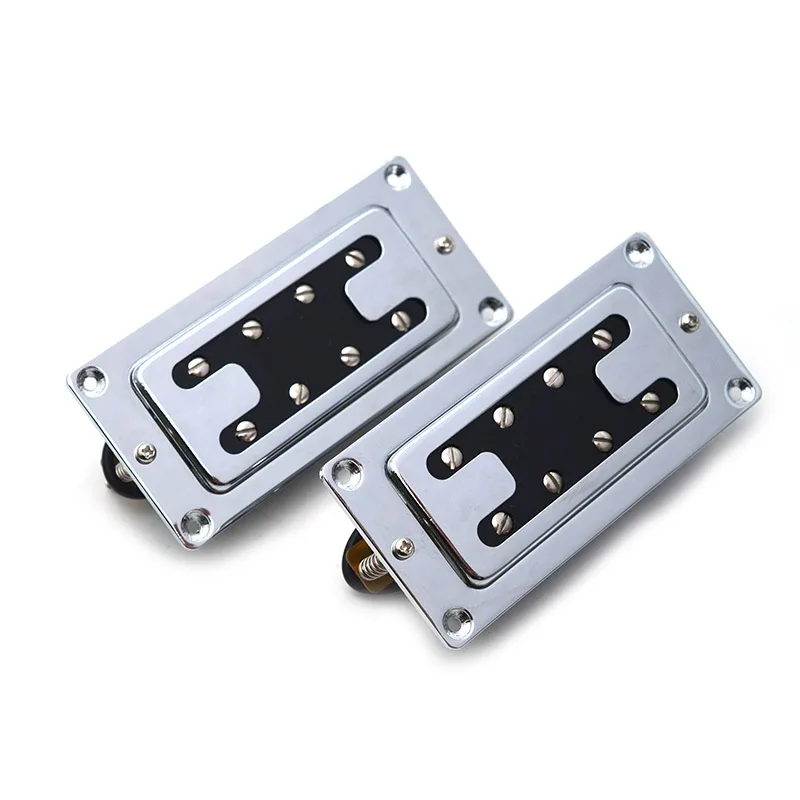 Электрический мини хамбакер с двумя линиями и 8 отверстиями пикап для окуня/моста