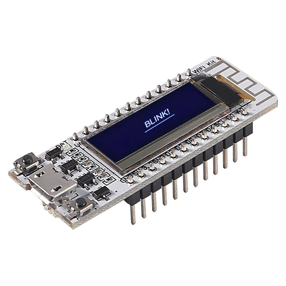 Макетная плата ESP8266 с органическим светодиодом 0 91 дюйма Wi-Fi OLED-дисплей CP2102 для