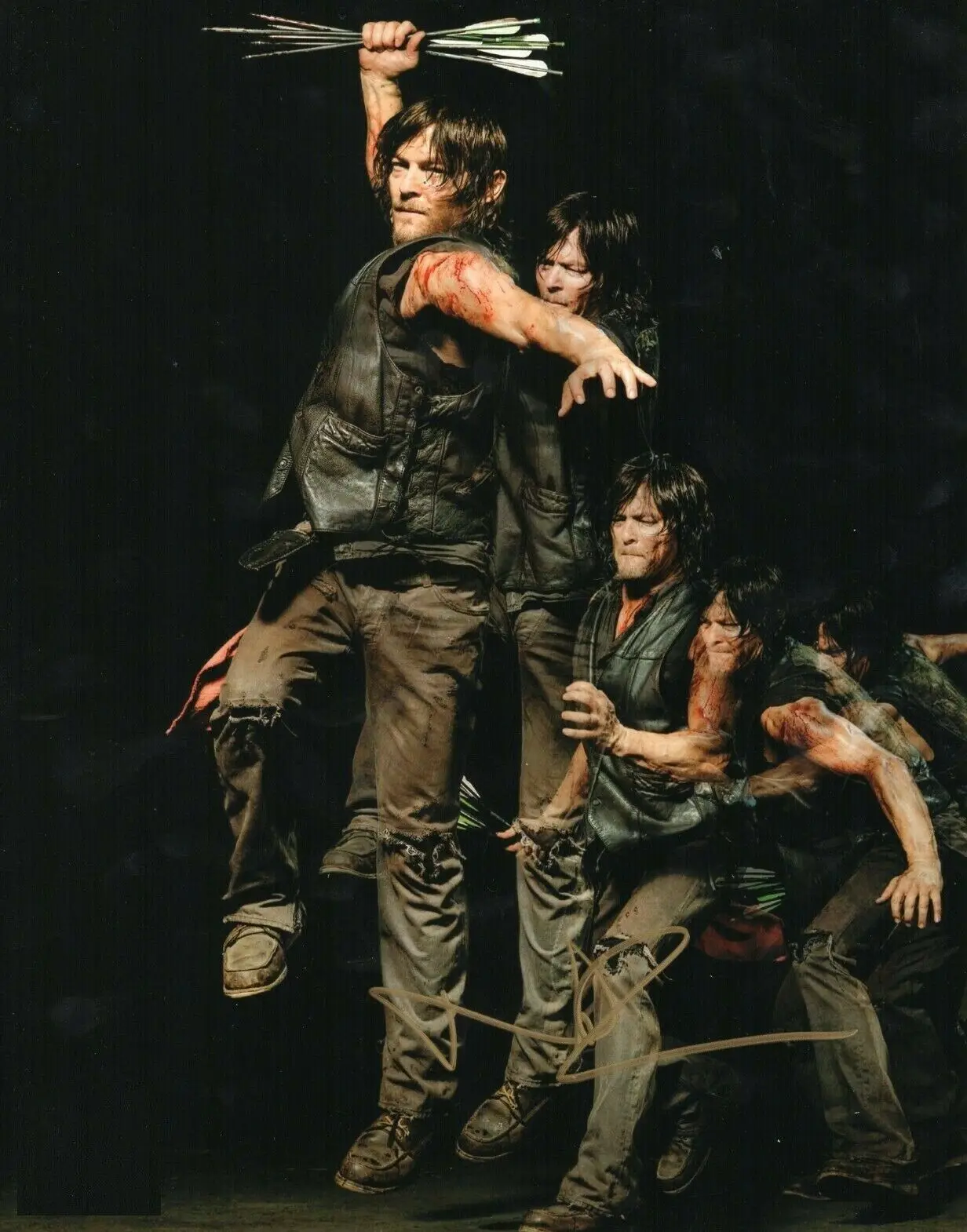 

The Walking Dead Signed Movie Art Silk Poster Print 24x36inch