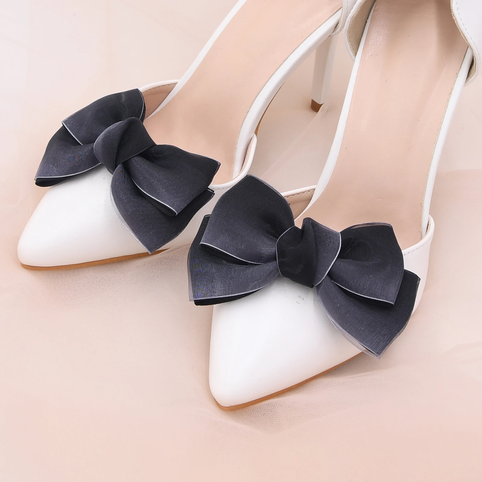 

TOPQUEEN Свадебные зажимы для обуви аксессуары для девочек милые украшения для обуви с бантом-AX14