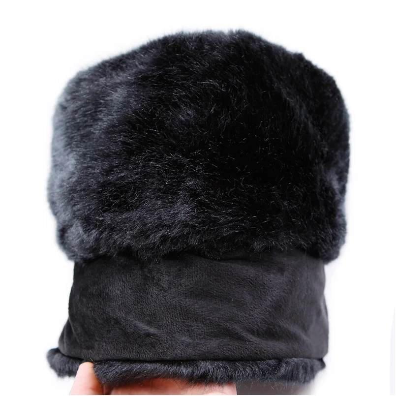 2021 зимние Кепки s Для мужчин бомбер Шапки шапка из искусственного меха папа