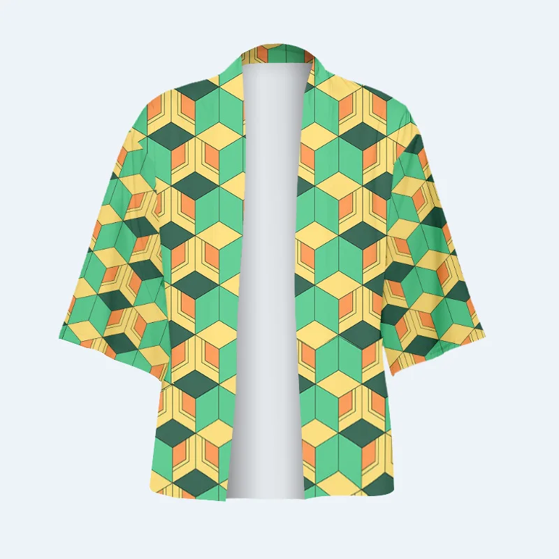 Кимоно для косплея Детский кардиган ханьфу рассекающий демонов костюм-кимоно No