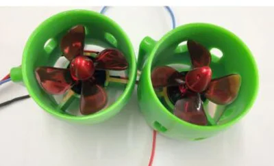 1pcs cw 1pcs ccw 1 шт. RC Лодка Bait буксир 12 V-24 V бесщеточный мотор подводный двигатель CW CCW 4-Лопастной нейлоновый Пропеллер для DIY под водой робот - Цвет: 1pcs cw 1pcs ccw