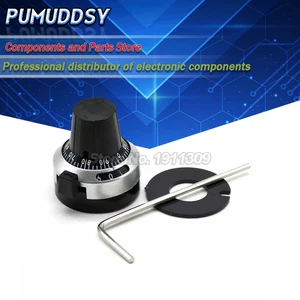1 шт. 3590S 6,35 мм прецизионная Ручка потенциометра с многоповоротным потенциометром