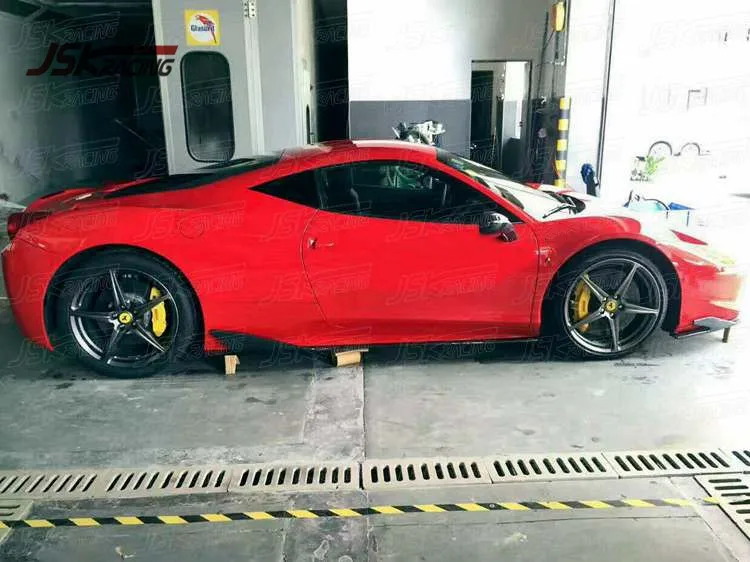 2011-2013 JSK стиль углеродное волокно боковая юбка для FERRARI 458 ITALIA SPIDER (JSKFR5811100) |