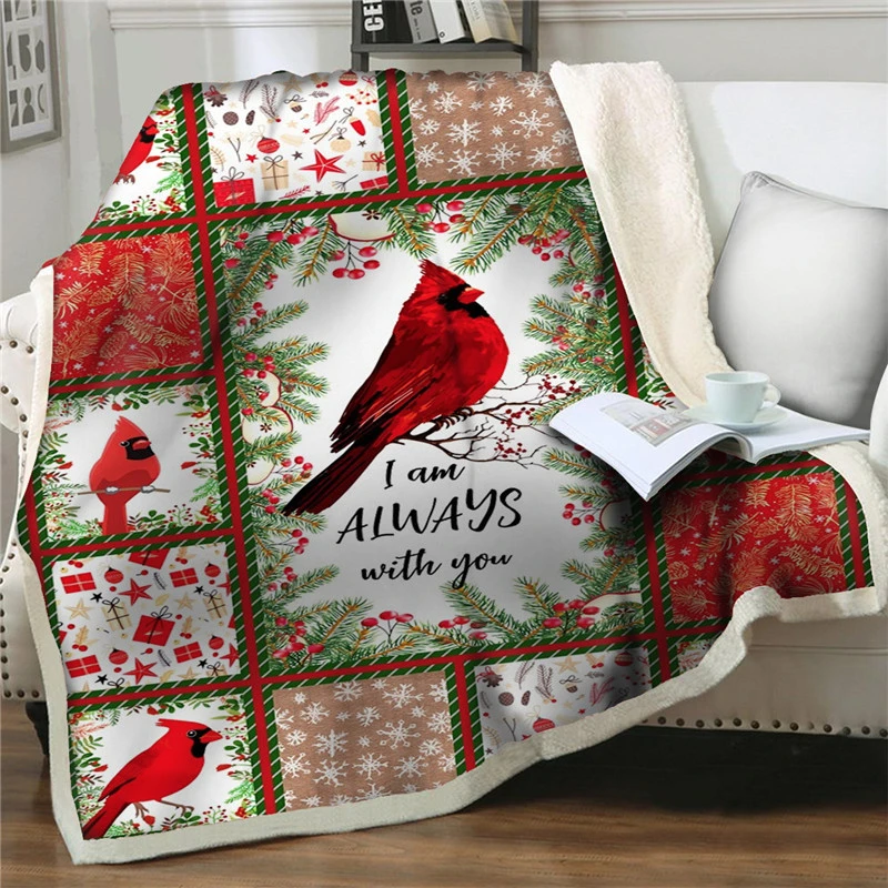 Thick Fashion Children Sherpa Plush Throw Fleece Blanket Home Bedspread