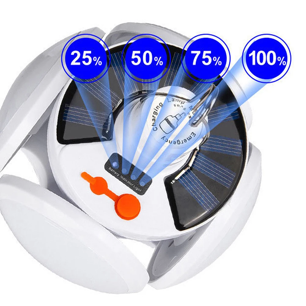

Camping LED Folding Bulb Lamp Emergency Outdoor Hanging Light Super Bright Lantern Portable Emergency Night Market Light