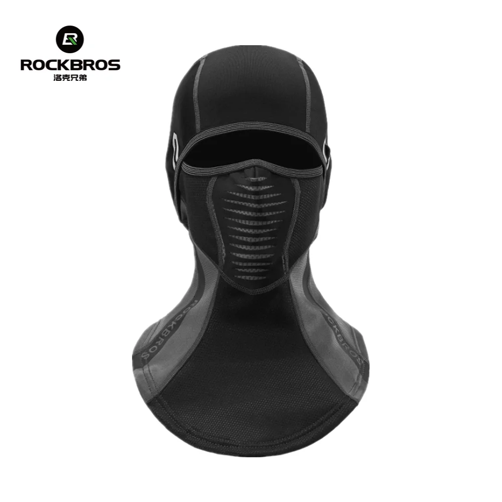 

ROCKBROS Winter Cycling Face Mask Men Women Warm Fleece Windproof Mask Motorcycle Bicycle Scooter Balaclava Bandana Neck Warmer