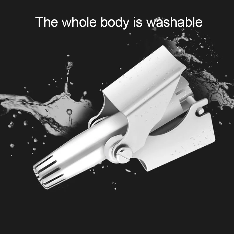 

Nose Trimmer for Men Stainless Steel Manual Trimmer for Nose Razor Shaver Washable Nose Ear Hair Trimmer