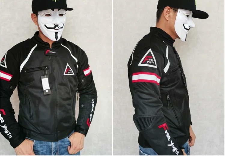 Летние тонкие мотоциклетные костюмы для верховой езды мужская модель сетчатая