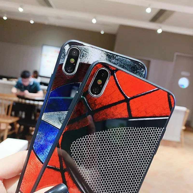 Стеклянный чехол для телефона Marvel Hero Капитан Америка iPhone 11 Pro Max XSmax XR XS X 10 8 7 с