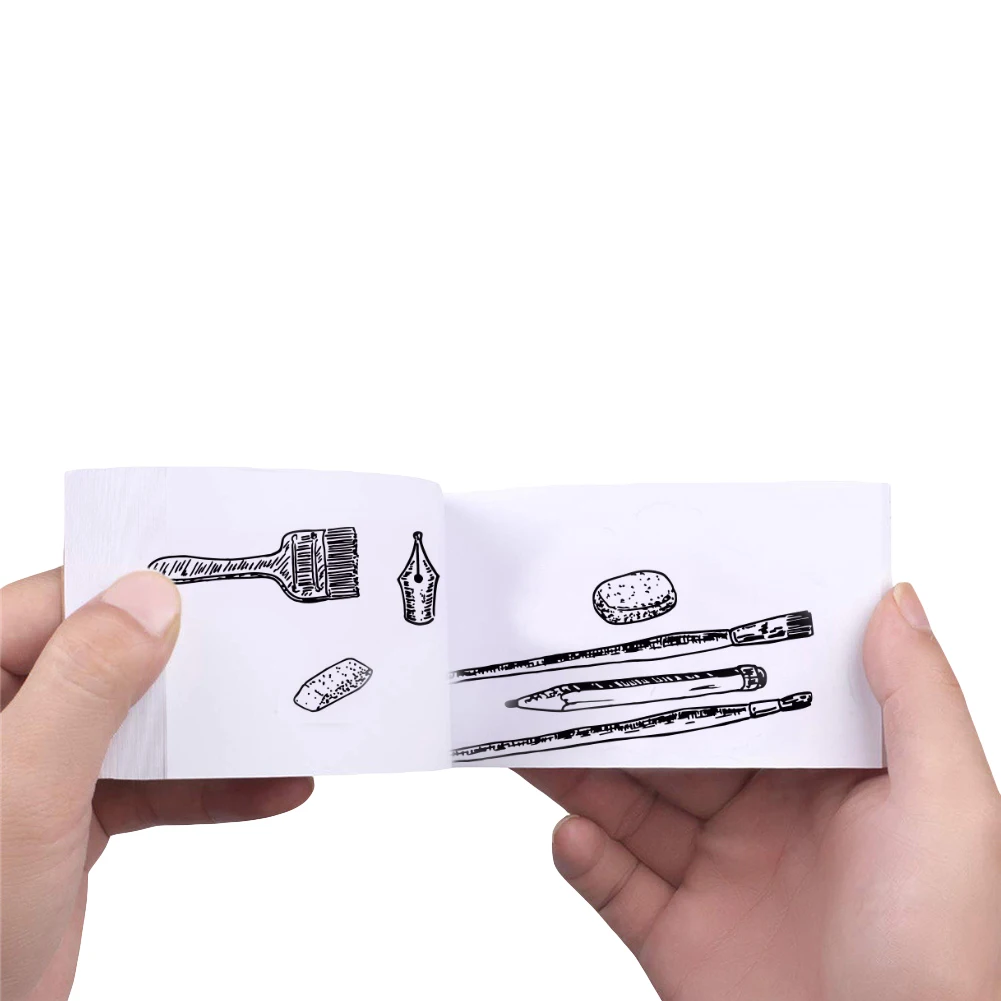 Пустой чехол-книжка бумага с отверстиями 240 листов Flipbook анимация бумажные