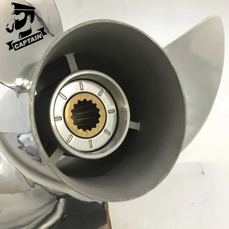 Винт Captain Propeller 13 1/4x17 подходит для подвесных двигателей Tohatsu 90 л.с. 115 120 нержавеющая