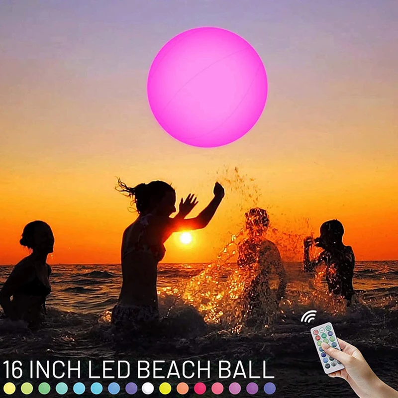 

16 Color Outdoor Lights LED Garden Ball Lights Remote Control Rechargeable Lawn Lamps Waterproof Night Lights Landscape Lighting