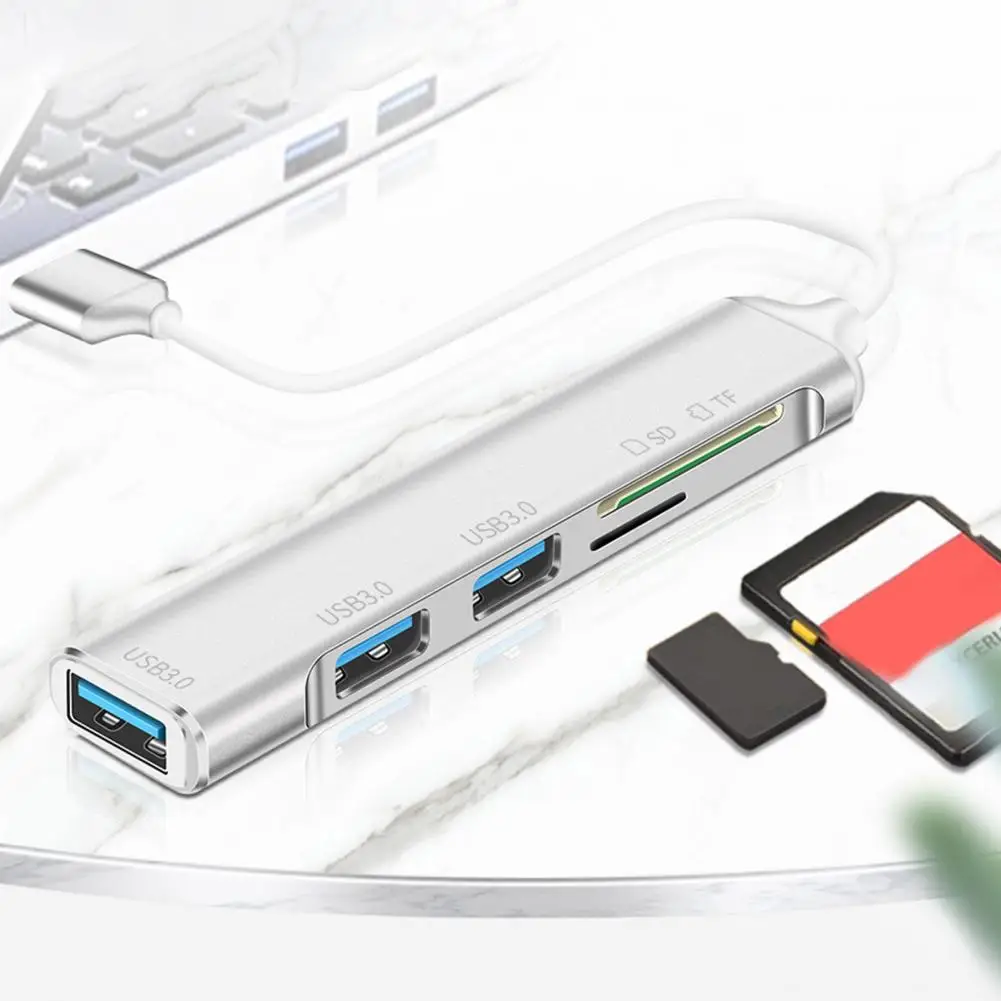 Кабельная док станция USB3.0 с разъемом для SD/TF карт|USB-хабы| |