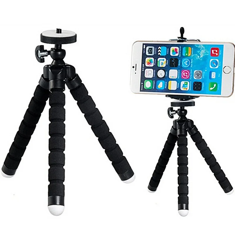 

Creative foreign trade new hot sale online celebrity octopus tripod holder sponge octopus phone holder