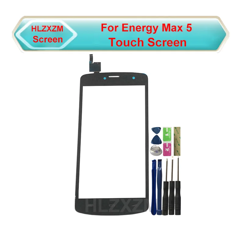 

5 Pieces For Energy Max 5 Touch Screen No LCD Display Digitizer Sensor Replacement With Tools
