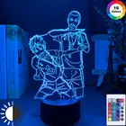 3d лампа аниме-волейбол светильник для детей Украшения в спальню Ночной светильник подарок на день рождения манга гаджет волейбольная лампа