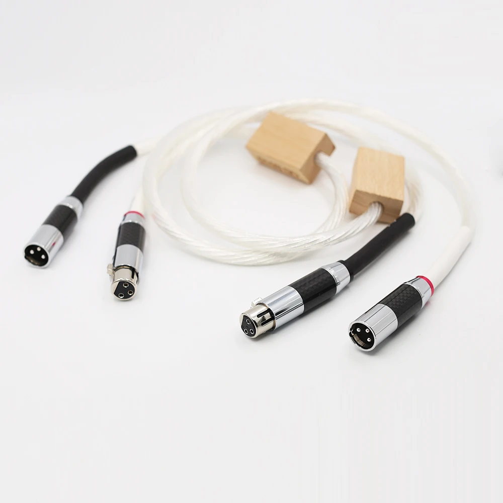 

Audiophile Nordost Odin Supreme Reference Interconnects Copper Rhodium Carbon XLR Plug Cable