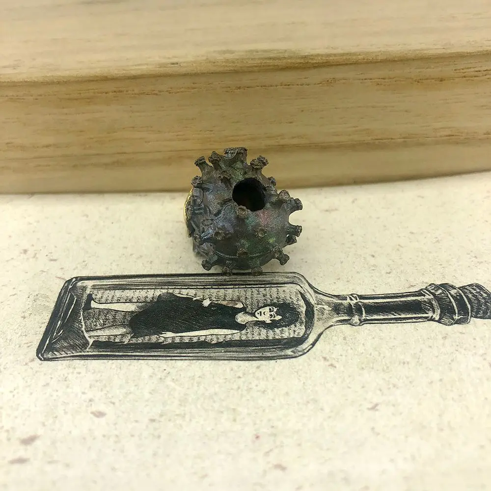 EDC инструменты латунный нож бусины латунь череп бусы на шнурок Паракорд брелок