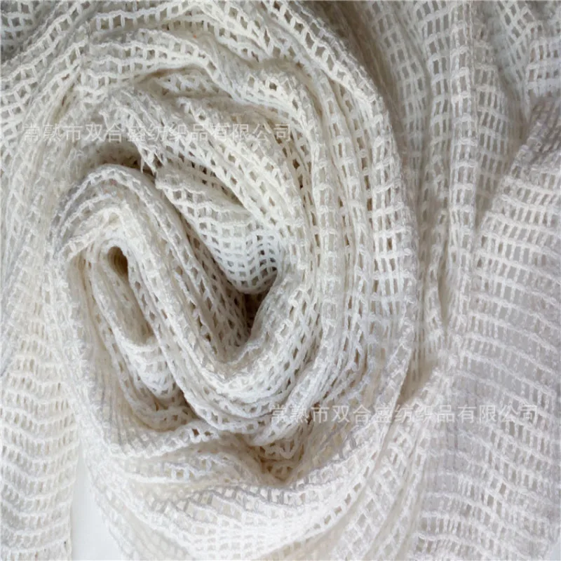

1M Net Fabric Classic Honeycomb Mesh Fabric Multifunction Knit Lining Apparel Cloth Full Check Thick Needle Mesh Fabric A045