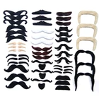 48 шт. Забавный костюм пиратские усы для косплея искусственные усы искусственная борода для детей и взрослых украшение для хэллоуивечерние