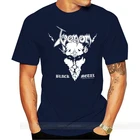 Черная металлическая Футболка Venom S-Xl, Официальная футболка рок-группы, новые футболки, мужские топы, одежда, бесплатная доставка