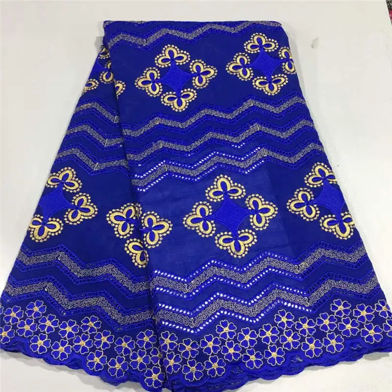 

African Punch Cotton Net Lace 2019 High Quality France Nigeria 100% Cotton Laces Fabrics 5 Yards/Lot For Wedding! LCF1232