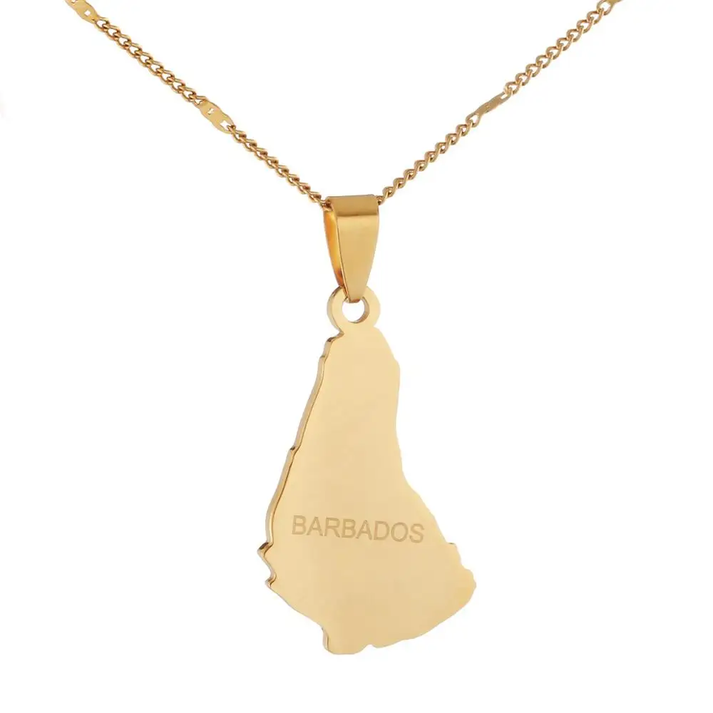 Кулоны из нержавеющей стали с подвеской в виде карты кулоны кулоном модные