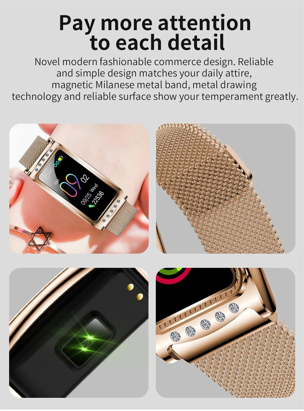HIPERDEAL F28 женские Смарт-часы IP67 водонепроницаемый браслет контроля сна спортивный цветной экран фитнес-трекер монитор сердечного ритма