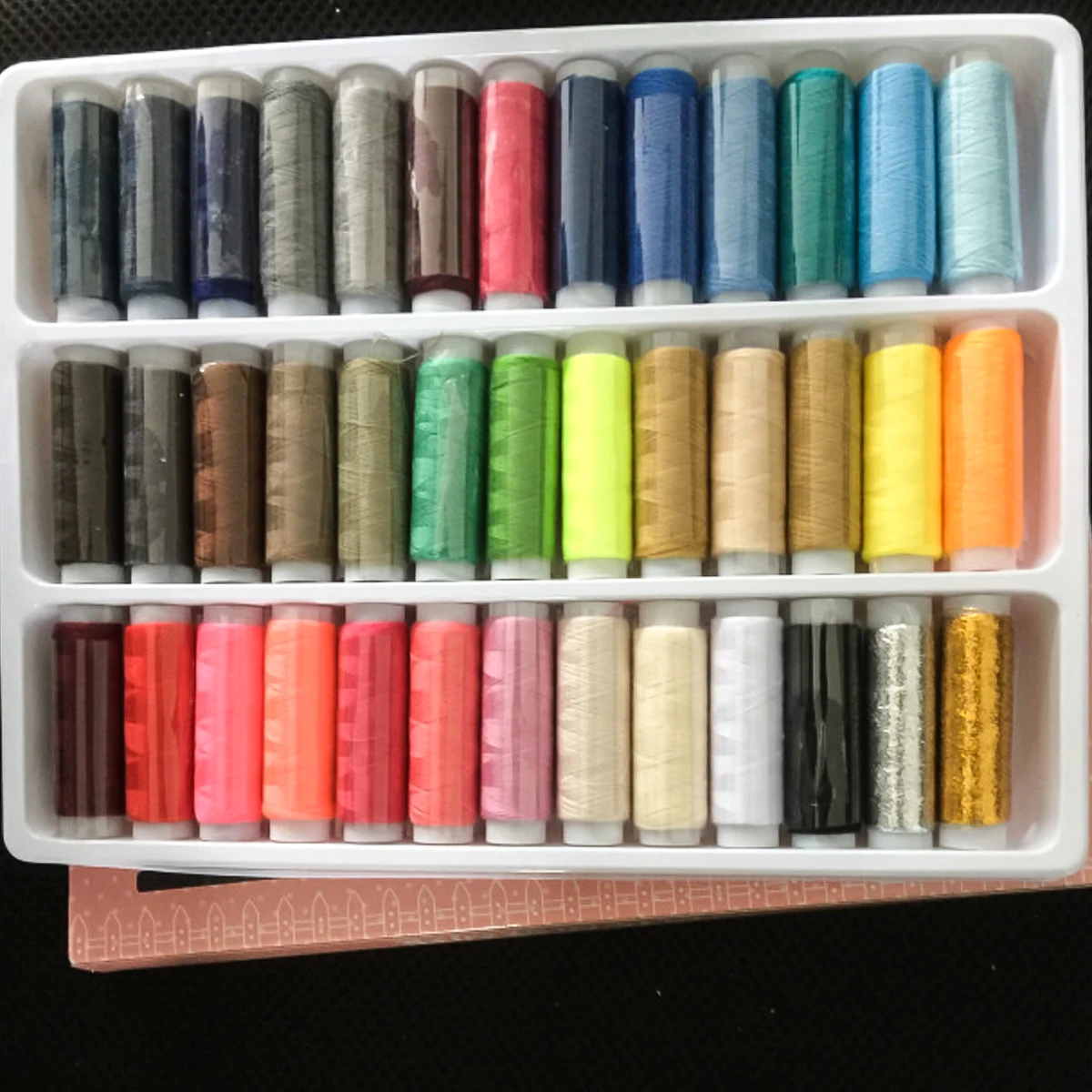 

39 вида разного цвета швейных ниток катушка комплект нитки для ручного шитья для одежды шить простыней накладки и другие художественные про...