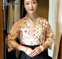 2021 costume hotel restaurant kitchen chef uniform japanese style half sleeved chef work clothes mens professional