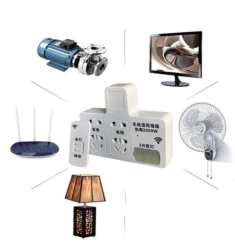 

Remote control socket 220V water pump lamp power supply intelligent high-power remote control wireless remote control switch