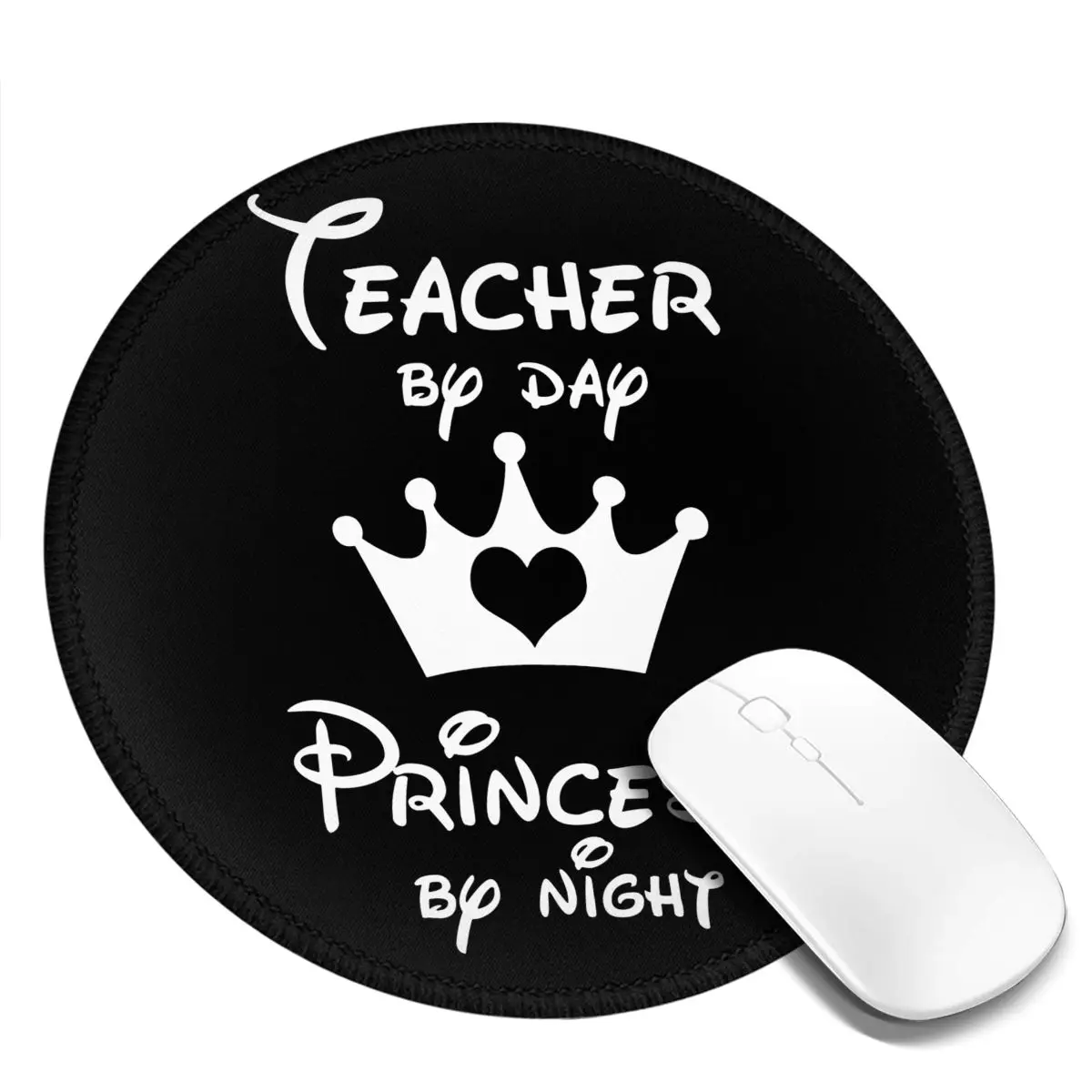 

Night Day Mouse Pad Teacher By Day Princess By Night Anti-Slip Cheap Mousepad Photo Table Rubber Cute Mouse Mat