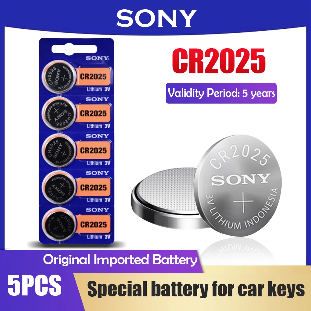 Часовая батарейка Sony CR2025 3 в 5 шт.|Часовые батарейки| |