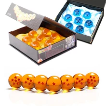 Dragon Ball 7 Stars Crystal Ball All Size 3.5-7.6 Cm Resin Sphere Model Christmas Kid Children Present Ornament Gift Accessories