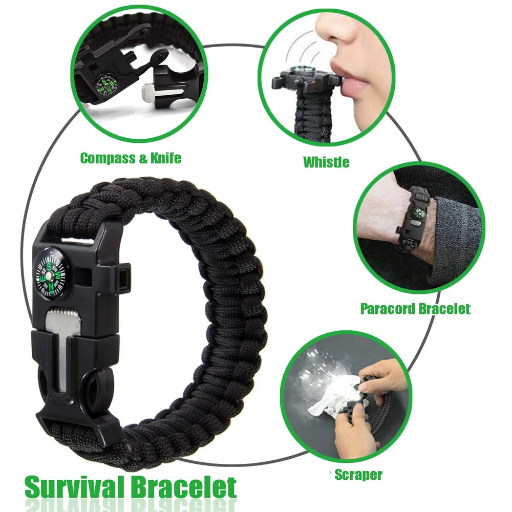 Beli Survival Kit 13 In 1 Peralatan Survival Kit Pertolongan Pertama Dengan Kelangsungan Hidup Selimut Darurat Senter Taktis Untuk Berkemah Petualangan