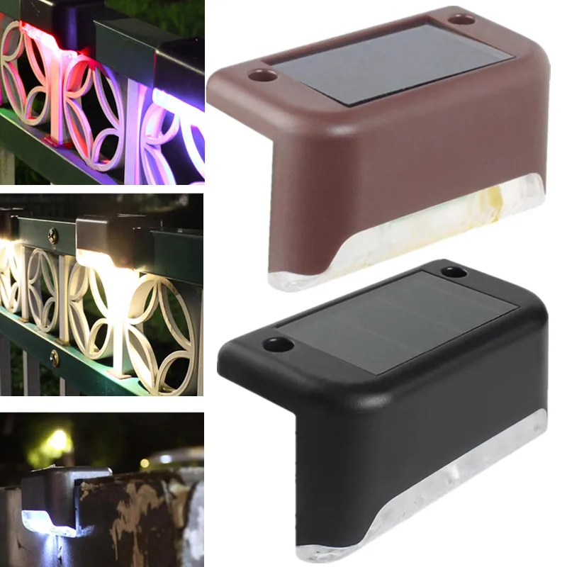 

2 Styles LED Outdoor Garden Light Solar Energy Night Stairs Garden Path Yard Waterproof Lighting In The Dark